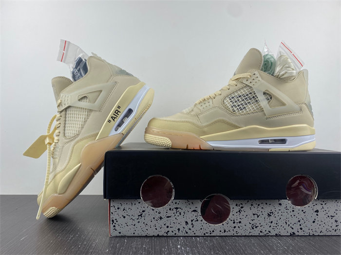 Jordan 4 Retro Off-White Sail