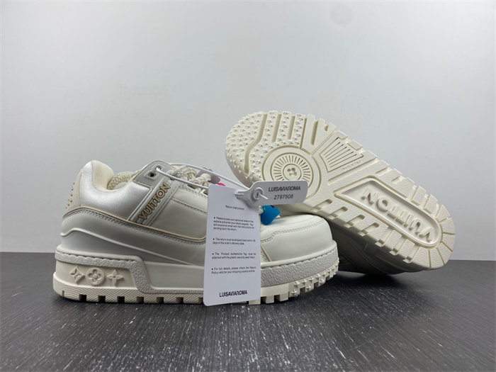 Luis Vitton LV Trainer Maxi White 1AB8RN