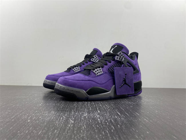 Jordan 4 Retro Travis Scott Purple  766296 LN4