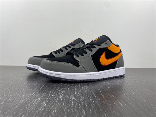Air Jordan 1 Low black grey orange