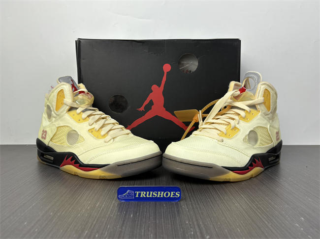 Jordan5 Off-White Sail DH8565-100