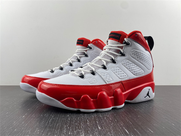 Jordan 9 Retro White Gym Red